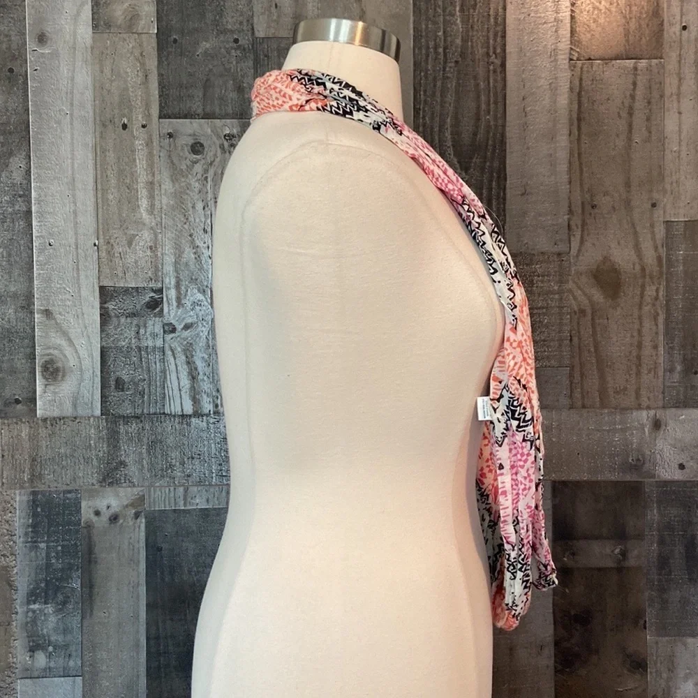 Boho chic chevron infinity scarf coastal cowgirl pastel feminine euro summer